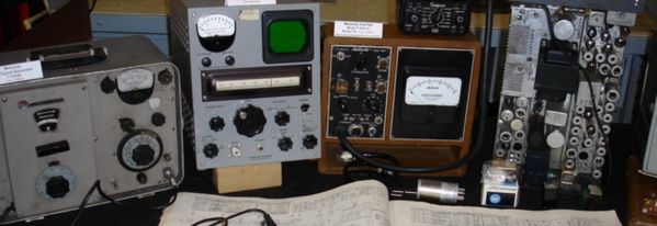 Motorola test equipment and radio circa 1950's - 1960's